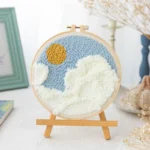 Punch Needle Kit for Beginners | Blue Sky & Clouds