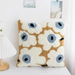 Punch Needle Pillow Kit | White Flowers